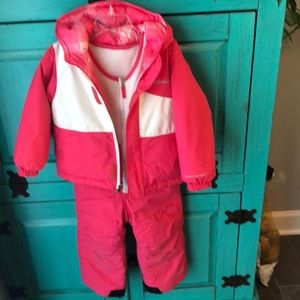 Columbia girls set (jacket,snow pants)